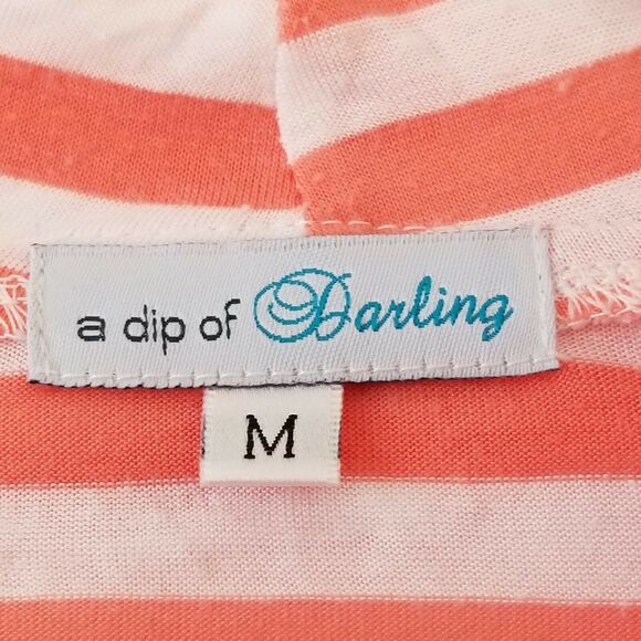 a dip of Darling Salmon Jacket Zipper detail - Size M - Picture 6 of 6